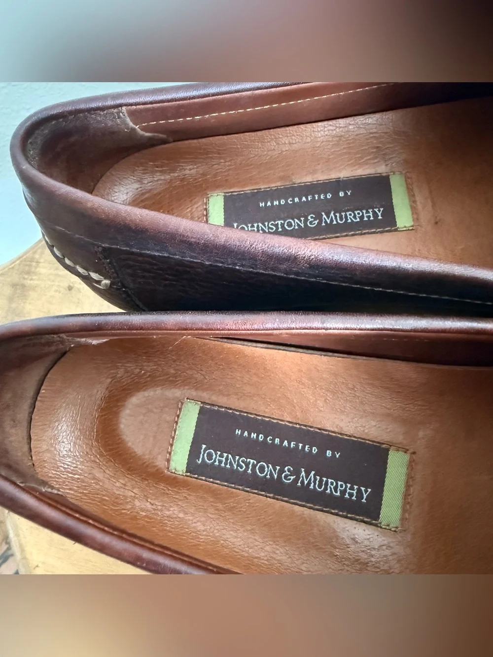 Vintage 90s 2000s Brown Leather Tassel Loafers ~ Size 8.5